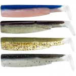 Leurre Souple Black Minnow 120 color box natural + rattle Fiiish
