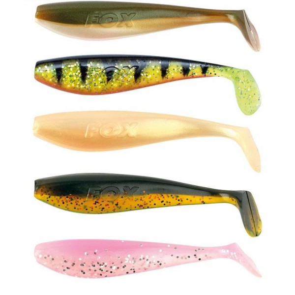 Leurre souple Zander pro shad Mixed colour Ultra UV 7.5cm Fox Rage