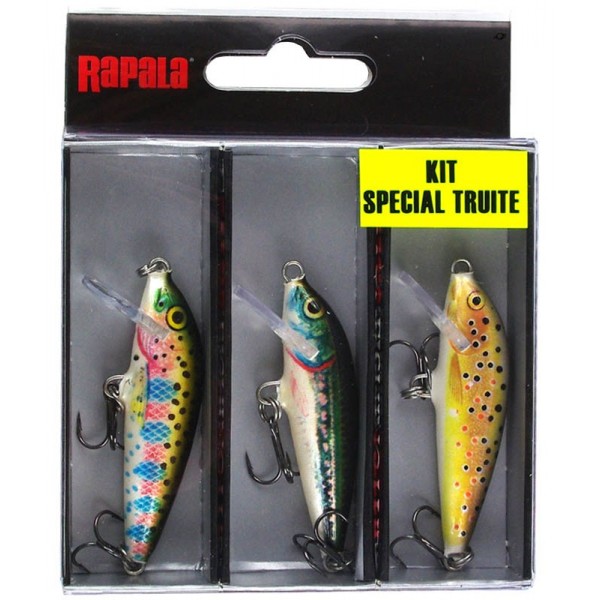 Kit Truite Poissons nageurs 5cm Rapala
